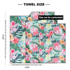 Custom Microfiber Beach Towel 100pcs MOQ | 80/20 Blend, Sublimation Print, 480ml Absorbency for Promotions