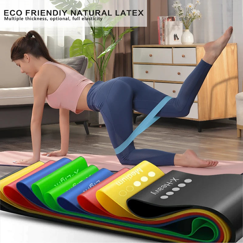 Custom Latex Resistance Bands | 10,000-Piece MOQ & 20-Day Lead Time | 5 Resistance Levels | Fitness