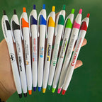 Custom Promotional Pens: 50 MOQ, 10-Day Lead, EN71/REACH | 1.0mm Ballpoint with Logo