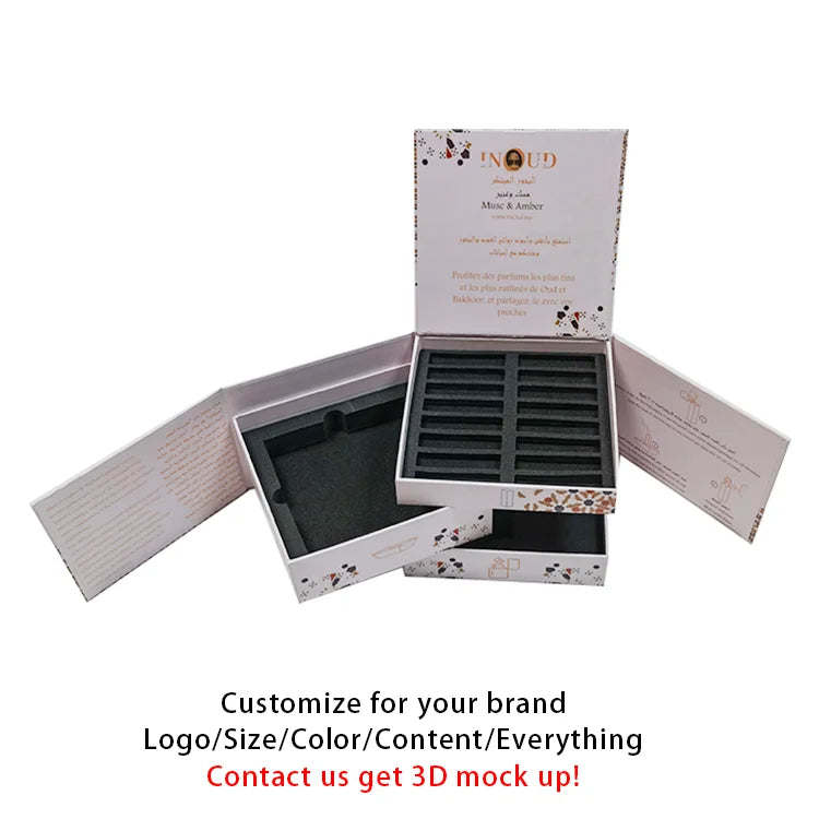 Custom Rigid Gift Boxes with Logo | MOQ 500 | Magnetic Closure