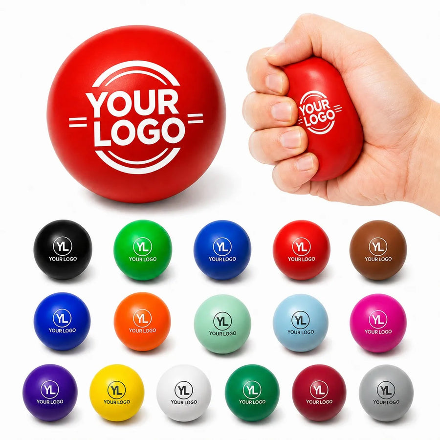 Custom PU Foam Stress Balls | Promotional Gifts | Bulk Stress Relief Toys