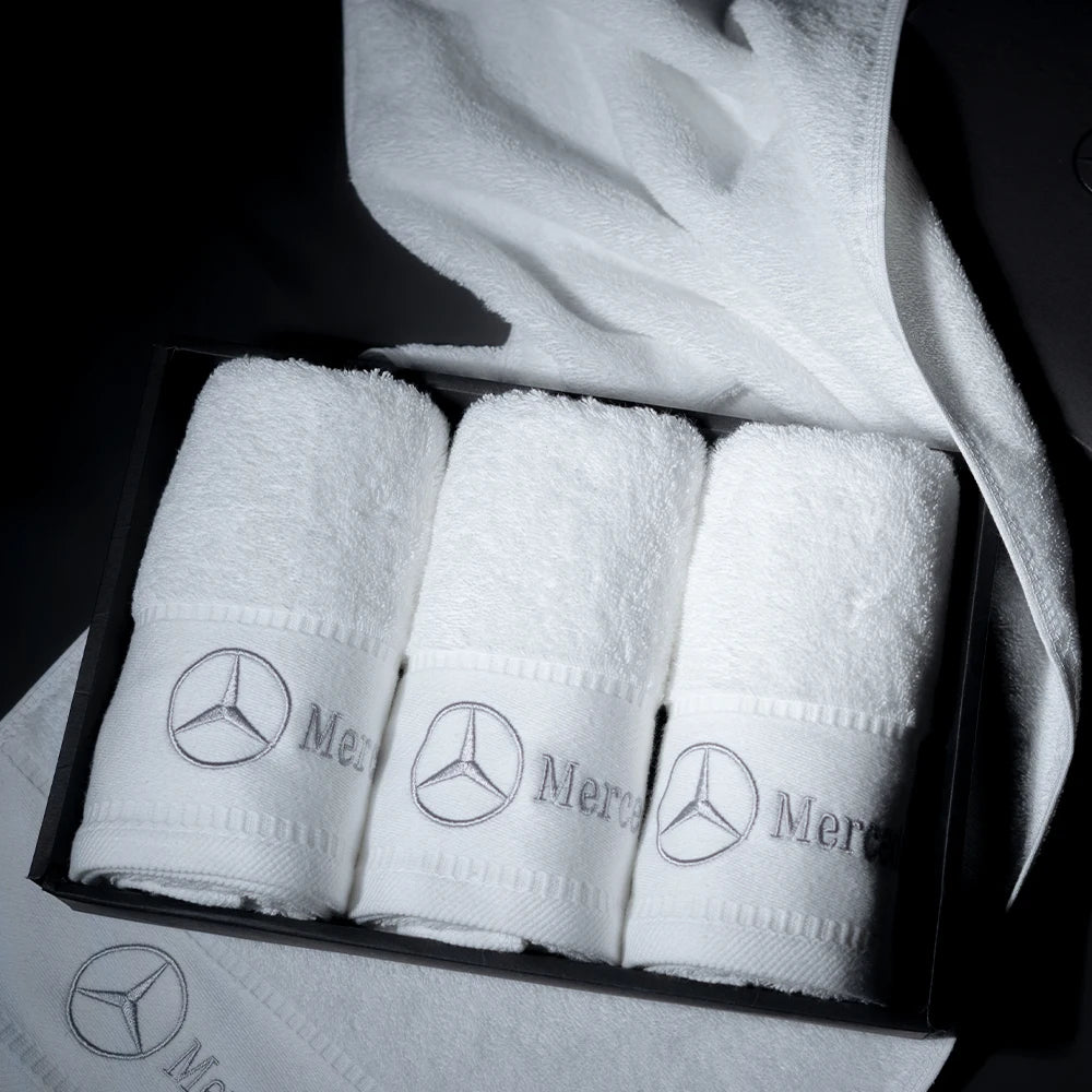 Custom Embroidered Towel Set with Logo | 300 MOQ