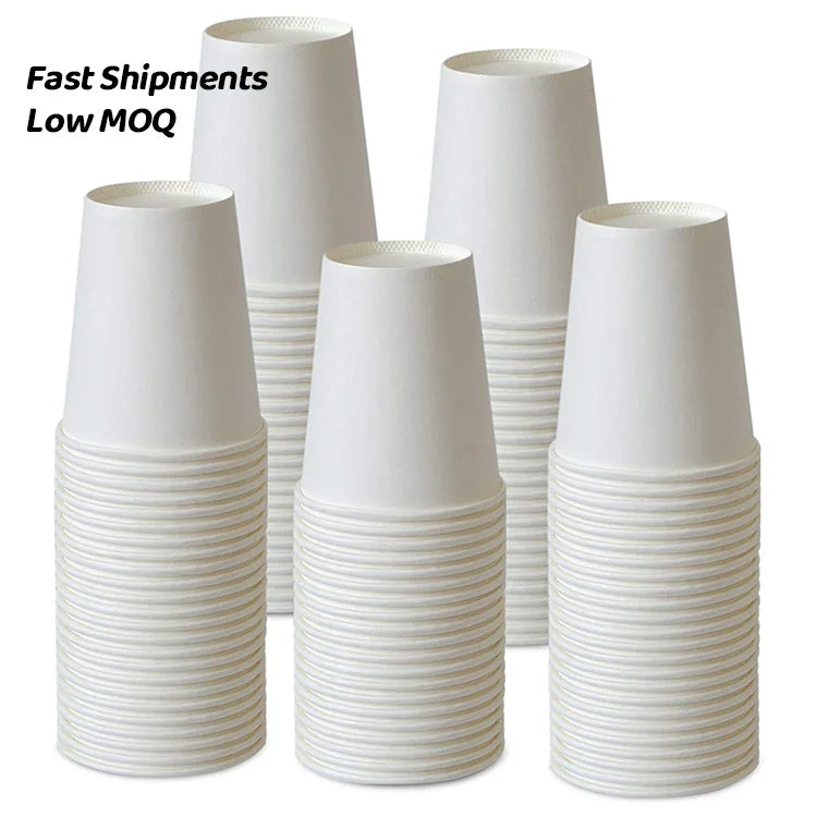 Cheap Custom Logo Single Wall Craft Paper Cup for Hot Drinks | MOQ 5,000