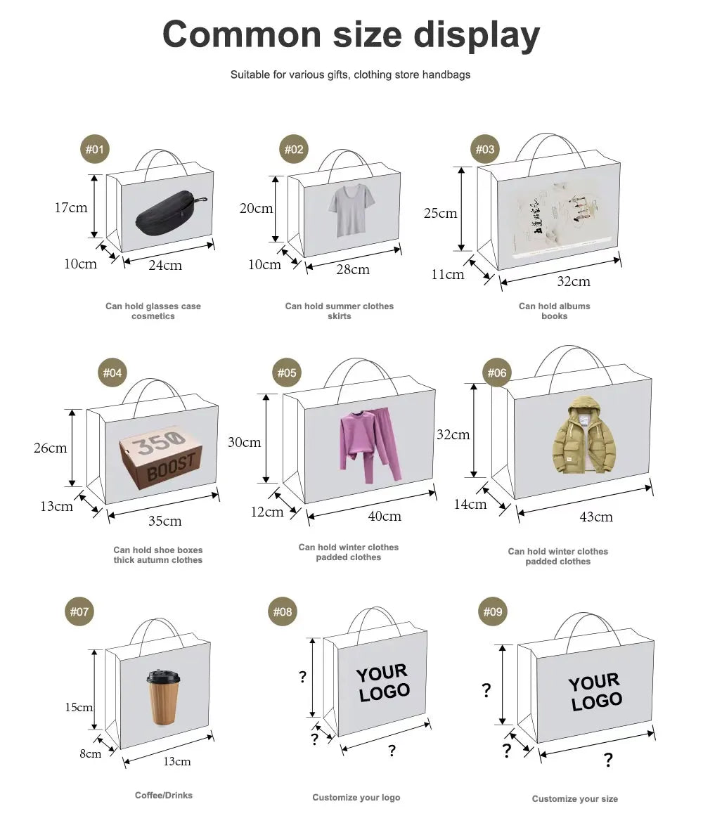 Custom Kraft Paper Shopping Bags | Retail Gift Bags