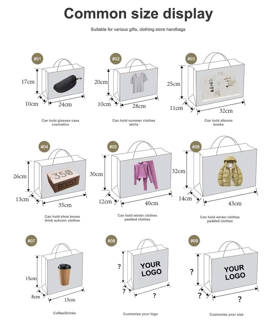 Custom Kraft Paper Shopping Bags | Retail Gift Bags