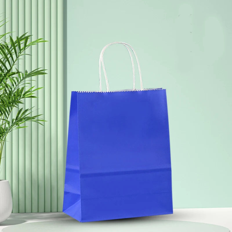 Kraft Paper Bags — Leakproof Bottom, 10,000 Pcs MOQ, Recyclable
