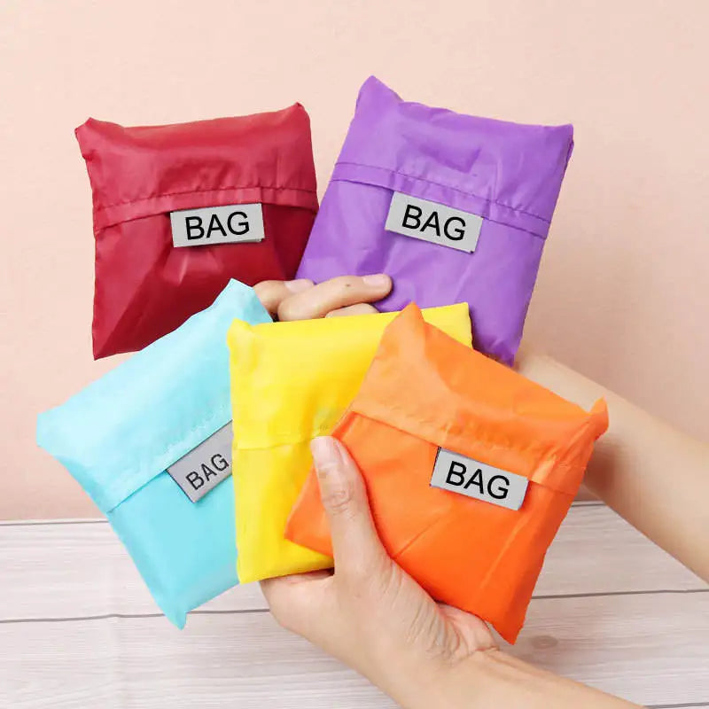 Custom Foldable Tote Bags | Reusable Polyester | MOQ 1,000