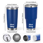 Custom logo Stainless Steel Travel Tumbler with Lid for Coffee, Office & Daily Use