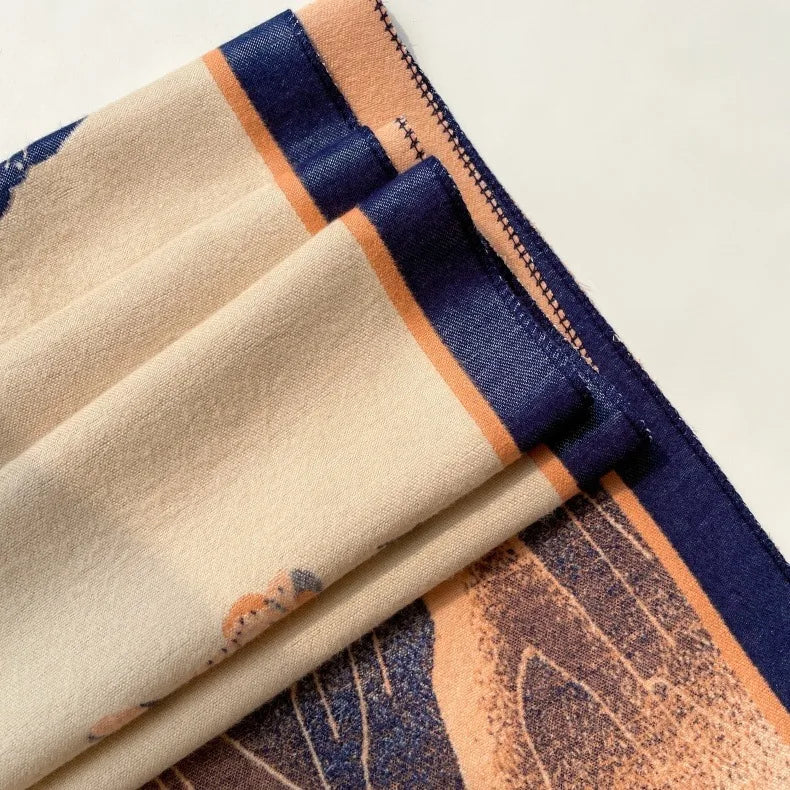 Custom Jacquard Men's Winter Scarves | 20-Piece MOQ & 10-Day Lead Time | Windproof Polyester