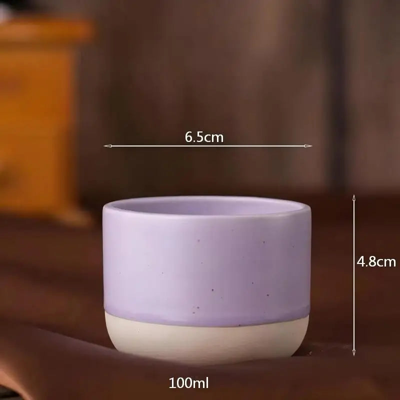 Custom Ceramic Espresso Cup Wholesale | 64 MOQ 5 Colors Microwave Safe