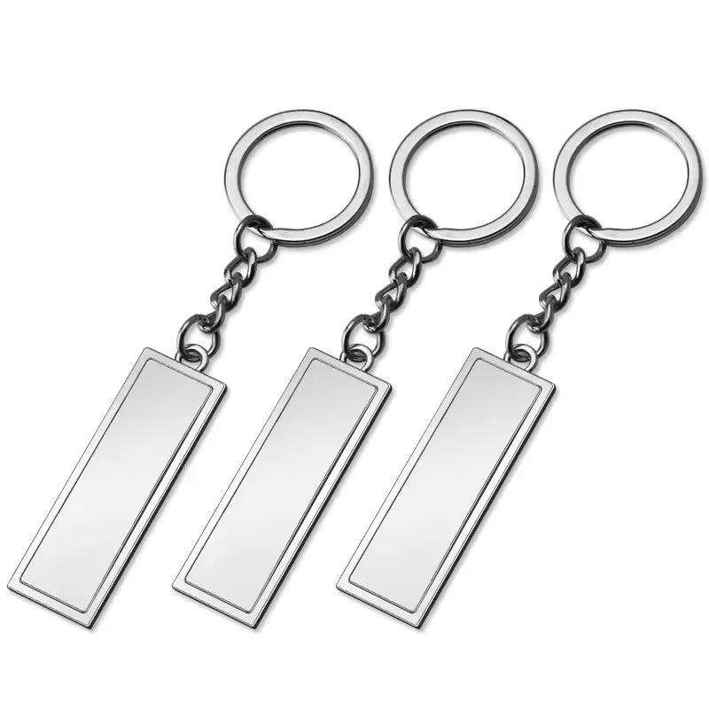 Custom QR Code Keychain Laser Engraved | 100 Pcs MOQ Aluminum Keychain
