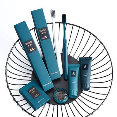 Custom Hotel Amenity Kits with Logo – CE Approved, 5,000 MOQ
