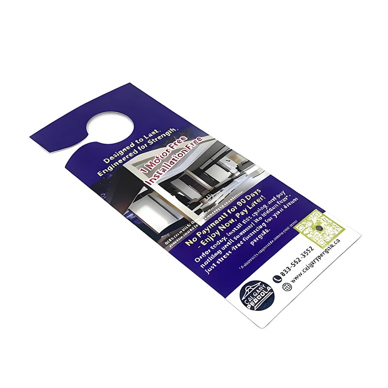 Custom Door Hangers | Offset Printed Hotel Flyers