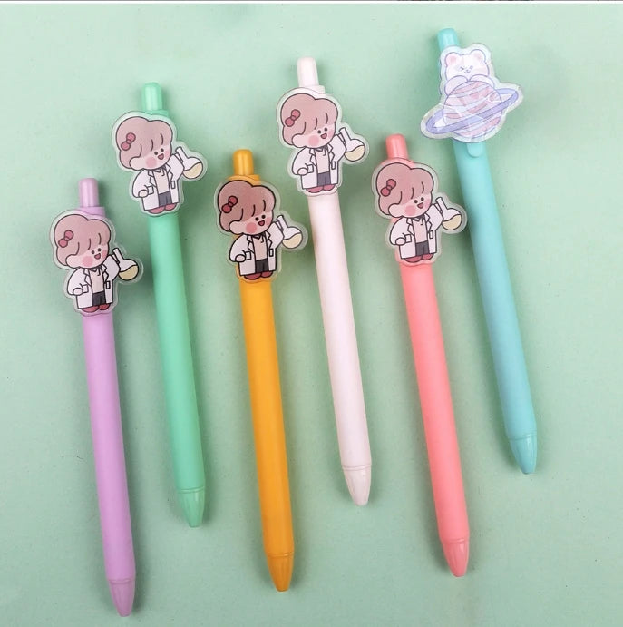Custom Soft PVC Cartoon Pens with Logo | MOQ 100