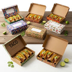 Custom Taco Box with Logo | 500 MOQ | 10-Day Lead Time