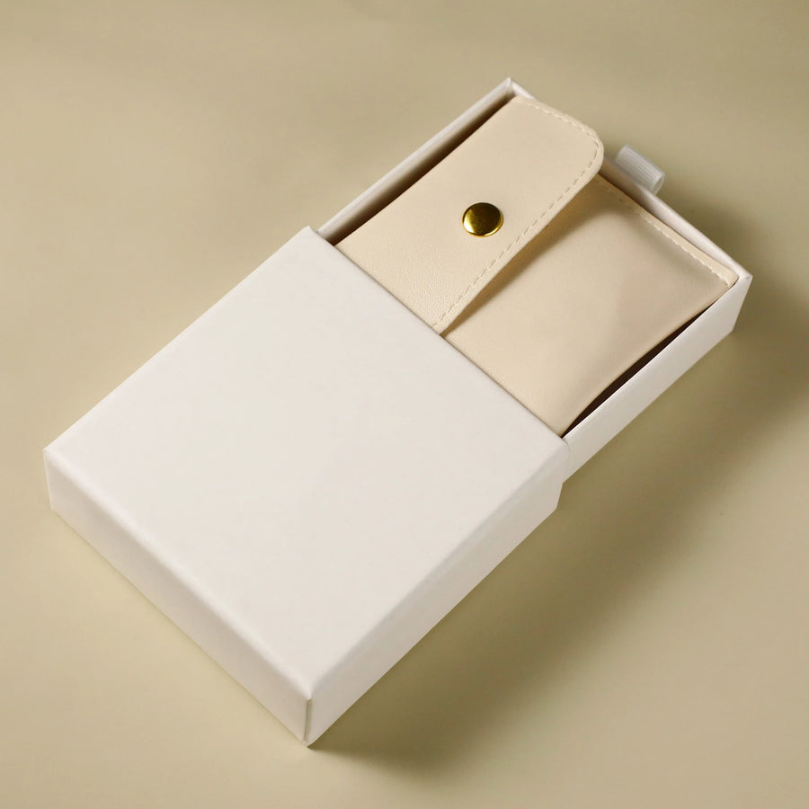 Custom Leather Jewelry Box with Deboss Logo | 500 MOQ Bulk Packaging for Retail & Gifts