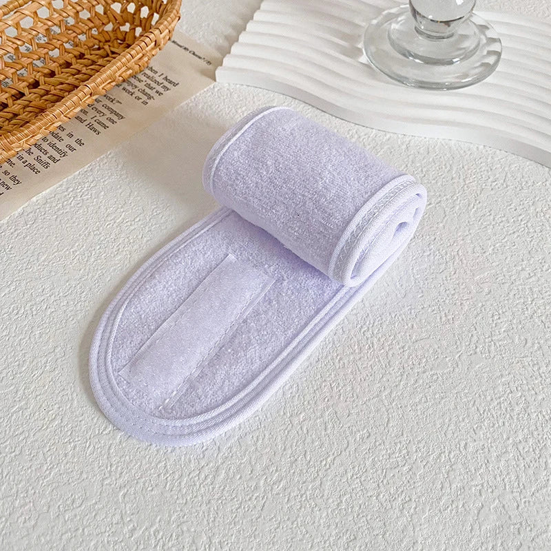 Custom Microfiber Spa Headband for Face Washing & Skincare | Wholesale Bulk