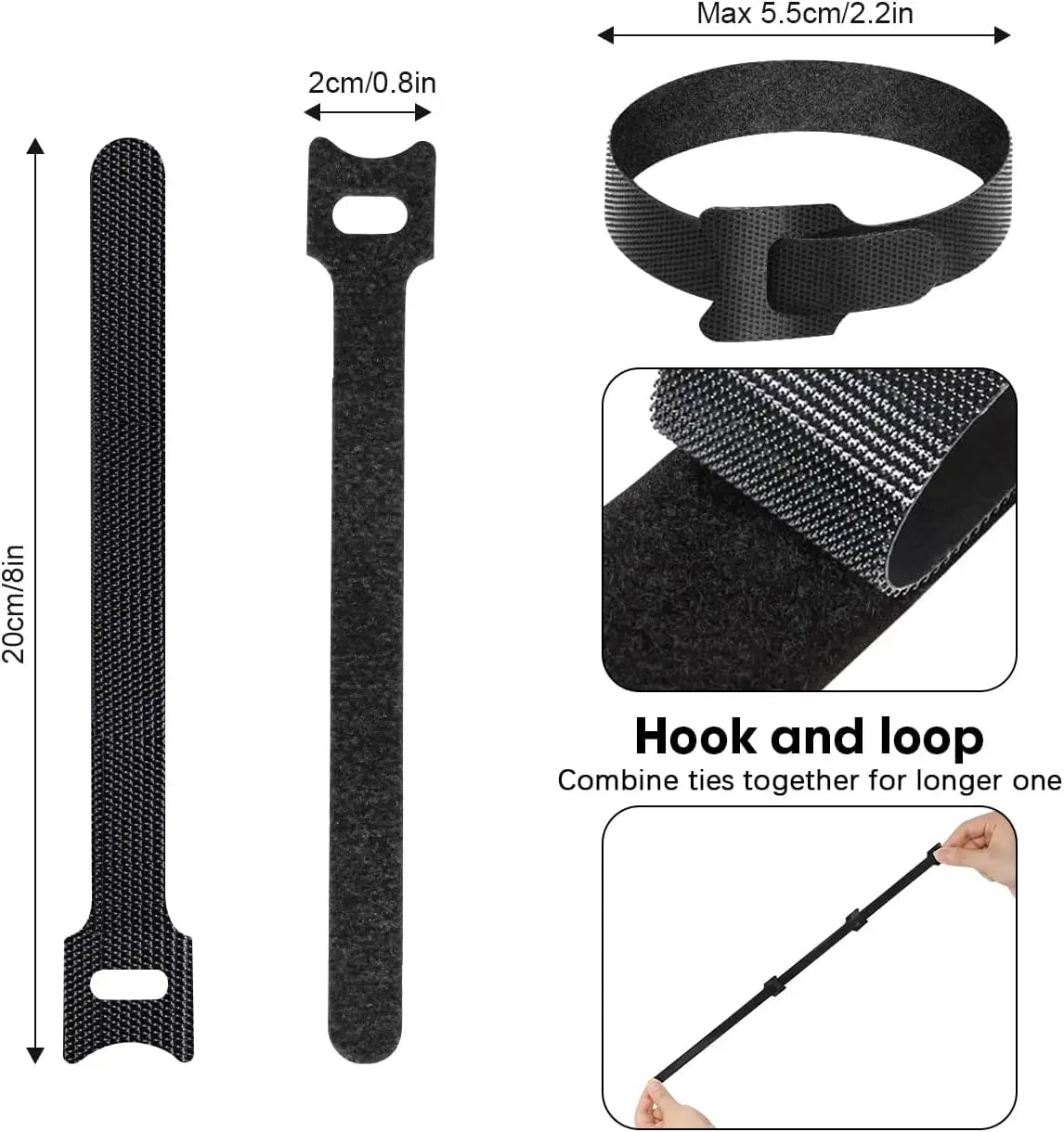 Custom Cable Organizers with Logo | MOQ 100 | OEKO-TEX Certified
