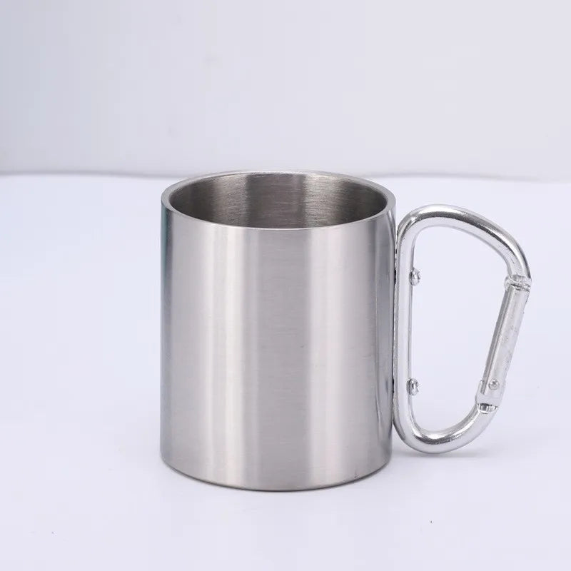 Carabiner Camping Tumbler 200ml 300ml | Custom Logo | 304 SS