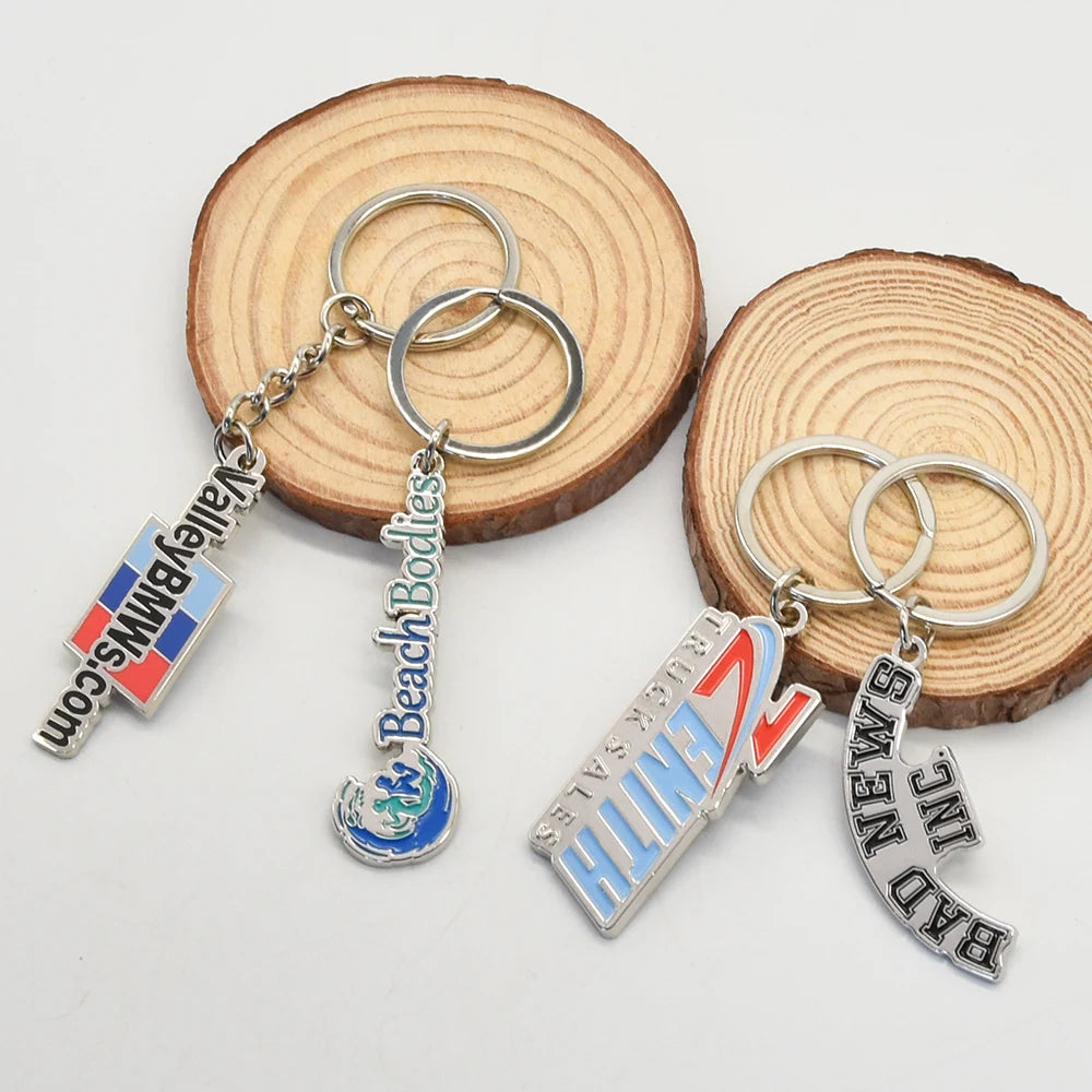 Custom Metal Keychain with Logo | Hard Soft Enamel