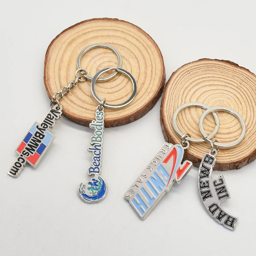 Custom Metal Keychain with Logo | Hard Soft Enamel