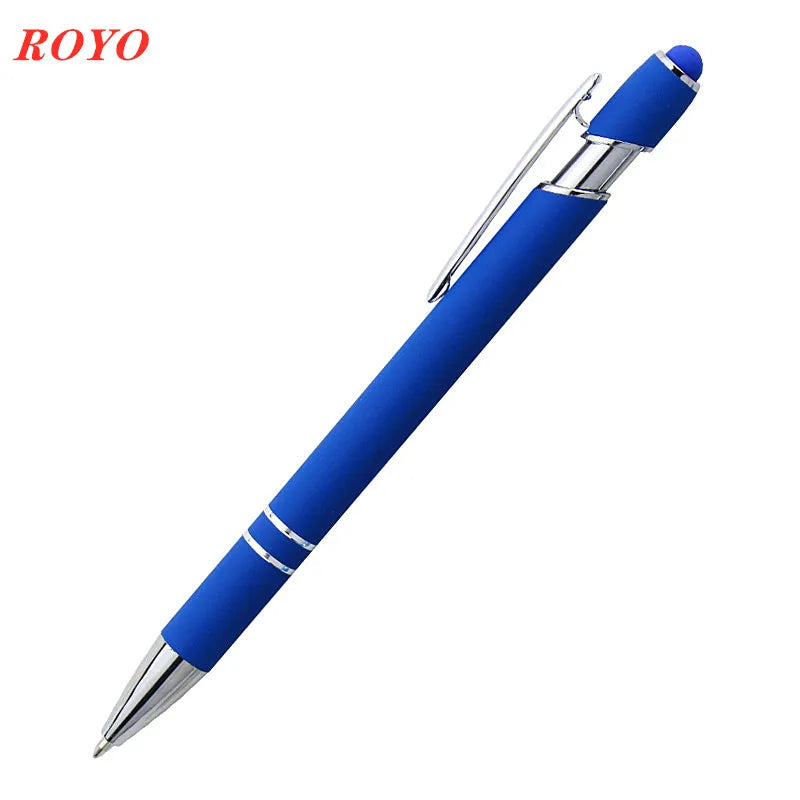 Custom Metal Stylus Pen with Logo | 2-in-1 Ballpoint MOQ 100
