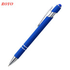 Custom Metal Stylus Pen with Logo | 2-in-1 Ballpoint MOQ 100