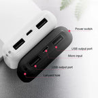 Custom 5000mAh Power Bank | 100 Pcs MOQ Dual USB Portable Charger