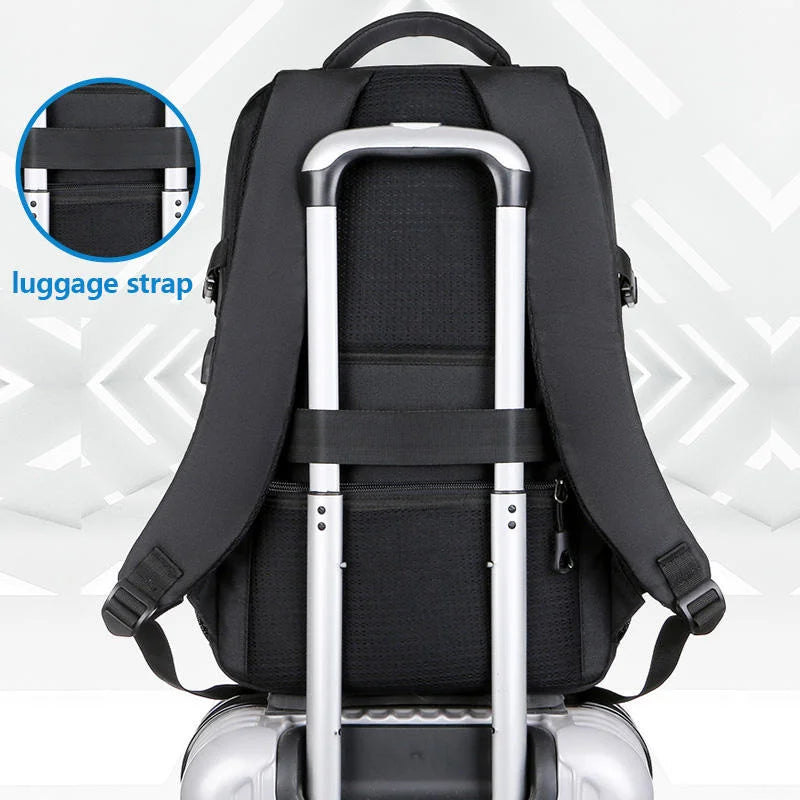 Slim 15.6 Inch Laptop Backpack with USB Port | Waterproof Office, School & Travel Carry Bag