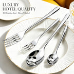 304 Stainless Steel Flatware Set | 300 MOQ | Super Mirror Polish | Custom