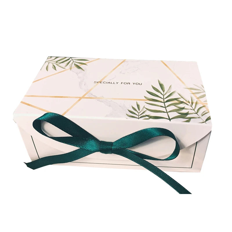 Custom Kraft Candy Boxes with Ribbon | MOQ 1,000