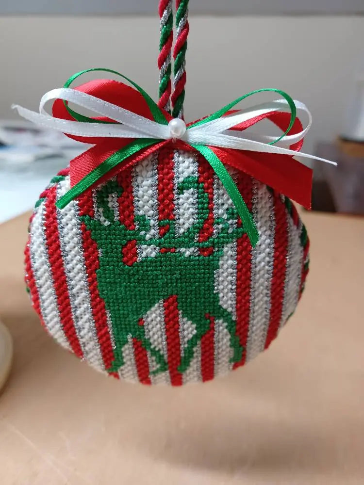 Needlepoint Ornaments 2 pcs | OEKO-TEX Certified