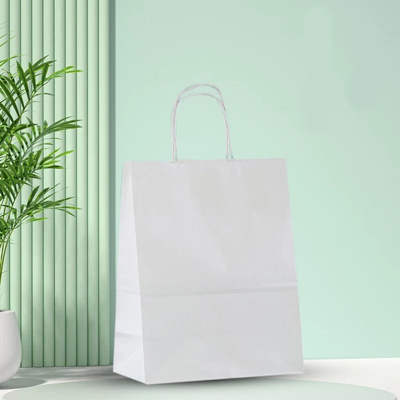 Kraft Paper Bags — Leakproof Bottom, 10,000 Pcs MOQ, Recyclable
