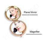 Personalized Pocket Mirrors with Name | Rose Gold | MOQ 100 pcs