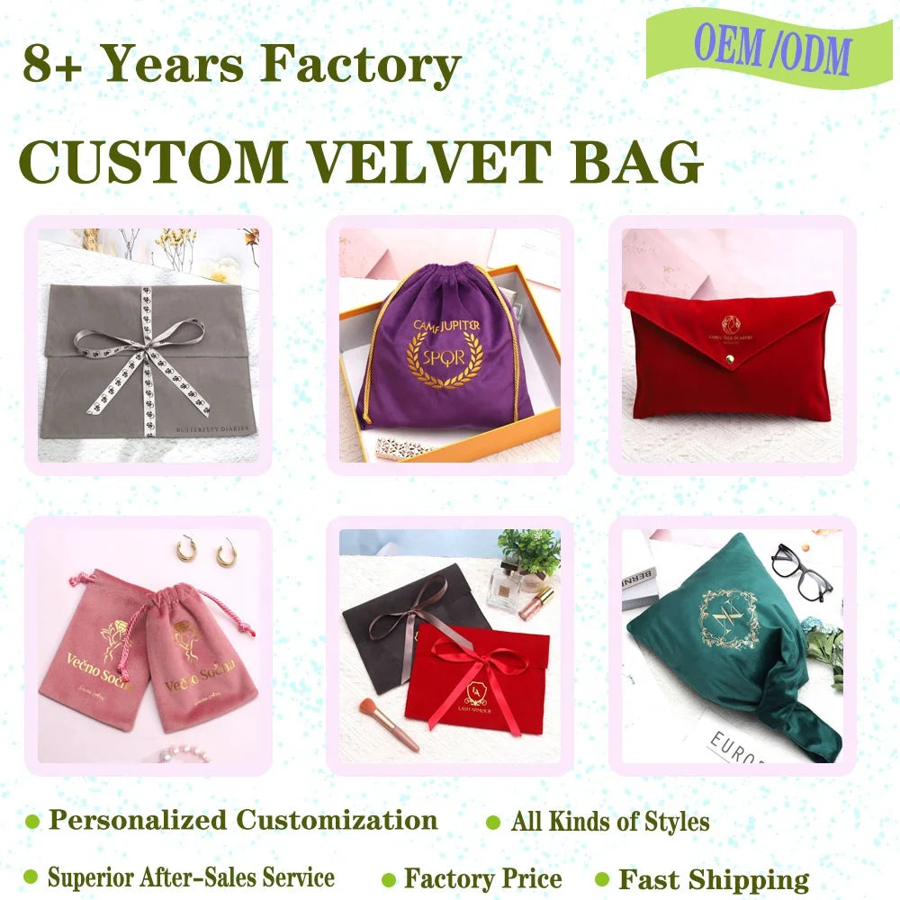Custom Satin Drawstring Bags with Logo — 120-250 GSM for Cosmetic & Gift Packaging