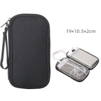 Custom 600D Oxford Cable Organizer Bag with Logo | Bulk 100pc MOQ for Conference Giveaways & Employee Kits