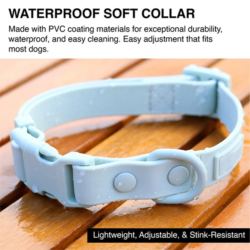Custom PVC Dog Collar | Waterproof Non-Slip Pet Collar