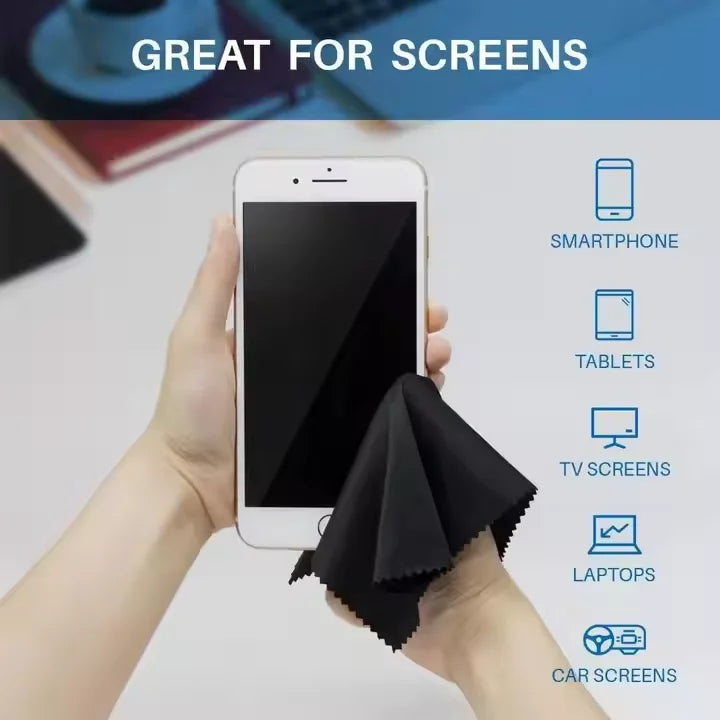Custom Microfiber Lens Cleaner Cloths | Wholesale Screen Wipes