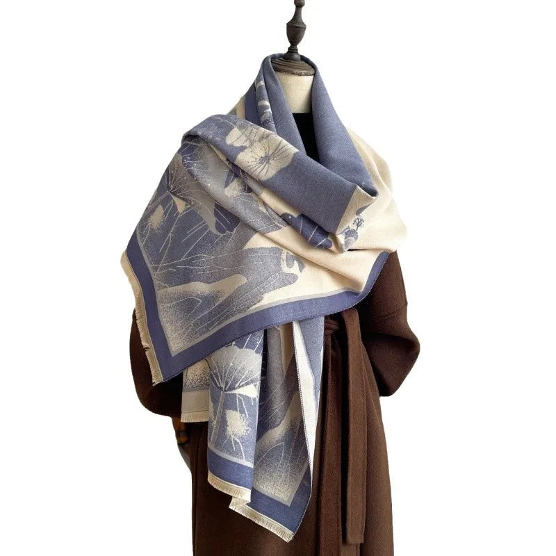 Custom Jacquard Men's Winter Scarves | 20-Piece MOQ & 10-Day Lead Time | Windproof Polyester