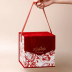 Custom Gift Boxes with Handle | Bulk MOQ 100 pcs