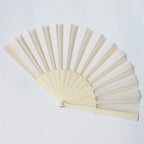 Hot Sale Custom logo Folding Hand Fans 13 Inch Large Folding Bamboo Hand Fan for Wedding
