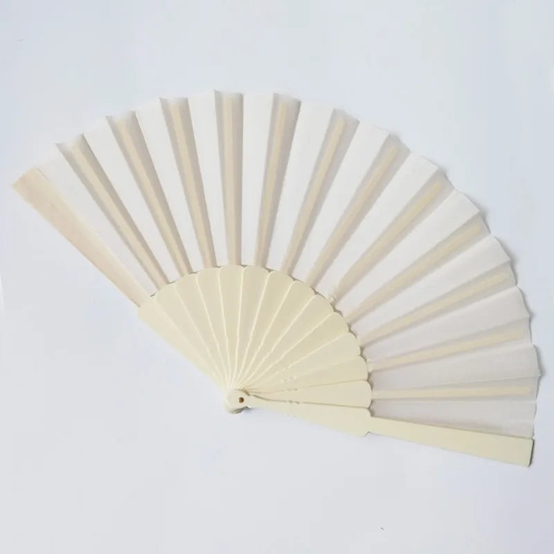 Hot Sale Custom logo Folding Hand Fans 13 Inch Large Folding Bamboo Hand Fan for Wedding