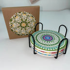 Custom Ceramic Coasters with Cork Base | Sublimation Print MOQ 100