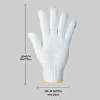 Custom Cotton Work Gloves with Printing | Bulk MOQ 8 Pairs