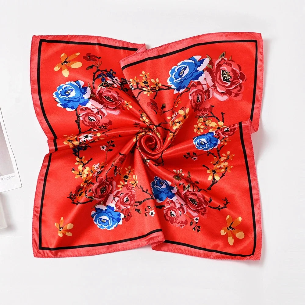 Personalized Silk Satin Scarves | 2-Piece MOQ & 3-7 Day Lead Time | 46 Colors | OEM Manufacture