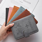 Custom PU Leather Passport Wallet: RFID Blocking, Embossed Logo, Zipper Closure for Travel
