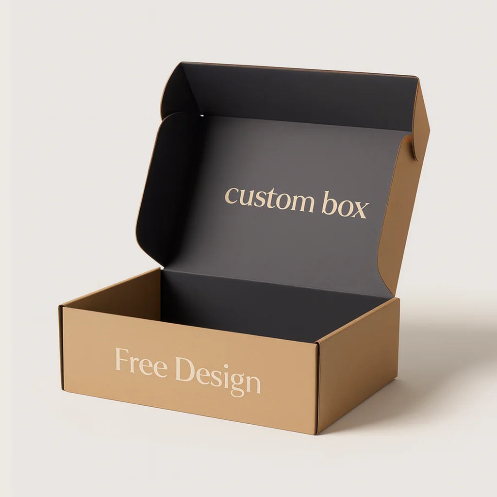 Custom Printed Mailer Boxes: 500 MOQ, 12-Day Production, CMYK Offset | Cardboard Gift & Shipping Packaging
