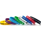 Custom Silicone Wristbands | Embossed | MOQ 100