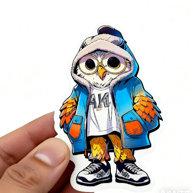 Custom Waterproof Vinyl Stickers | 100 Pcs MOQ UV Printing Die-Cut