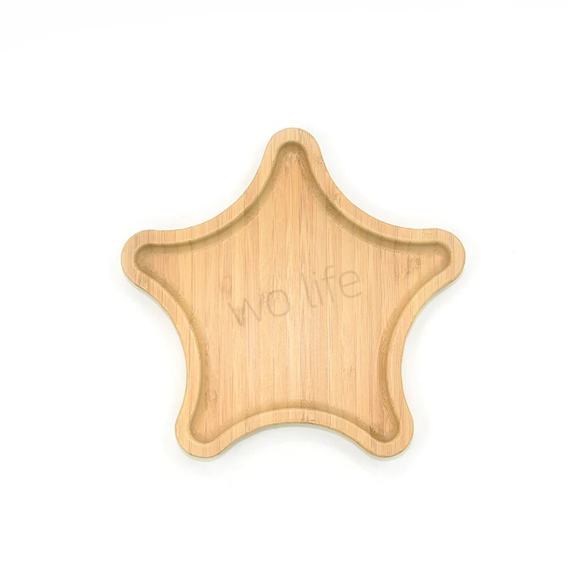 Bamboo Suction Plate Set | Animal Shapes | CPC Certified | 100 MOQ
